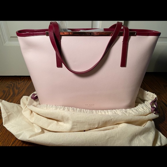 Ted Baker London Handbags - Ted Baker London Ariel Crosshatch Shopper w/ Pouch